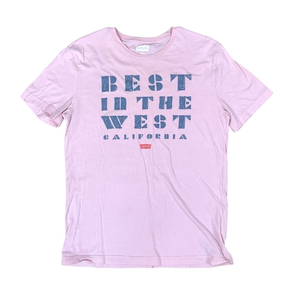 Levi's‎ Best in the West California Pink T-Shirt Mens Medium
